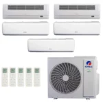 Ar Condicionado Multisplit Inverter Gree 63000 BTUs (3x9000 + 2x18000) Quente/Frio 220V
