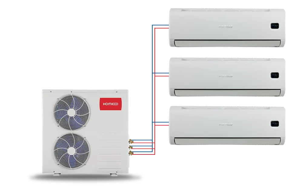 Ar Condicionado Multisplit Inverter Quente/Frio 41000 BTU (2x9000 + 24000) - Gree 220V