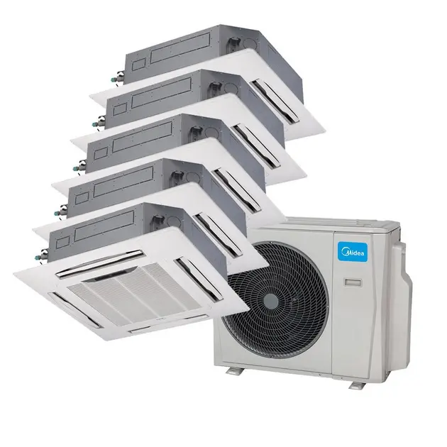 Ar Condicionado Multisplit Penta 48000 BTU (4×9000 + 12000) Quente Frio Inverter Gree 220V Ar Condicionado Multisplit Penta 48000 BTU (4x9000 + 12000) Quente Frio Inverter Gree 220V