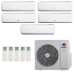 Ar Condicionado Multisplit Penta 48000 BTUs (4x9000 + 12000) Quente/Frio - Inverter - Gree 220V