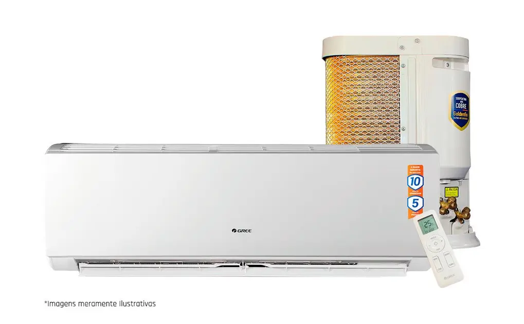 Ar Condicionado Multisplit Penta 54000 BTU (3x12000 + 2x9000) Quente/Frio Inverter Gree 220V