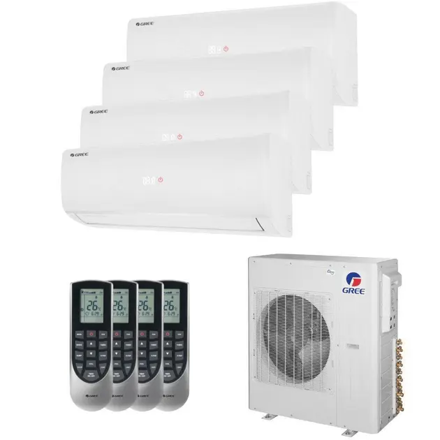 Ar Condicionado Multisplit Quad 42000 BTUs Quente/Frio Inverter Gree 220V Ar Condicionado Multisplit Quad 42000 BTUs Quente/Frio Inverter Gree 220V