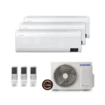 Ar Condicionado Multisplit Quad 43000 BTUs (3x12000 + 7000) Quente/Frio - Inverter - Fujitsu - 220V