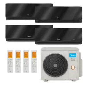Ar Condicionado Multisplit Quad 45000 BTUs (3x9000 + 18000) Quente/frio Inverter Midea 220v