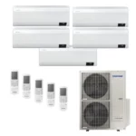 Ar Condicionado Multisplit Quad 48000 BTUs (4x12000) Quente Frio Inverter Samsung 220V