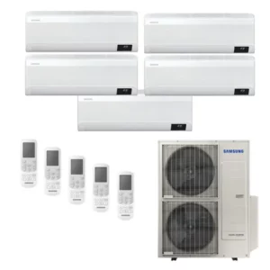 Ar Condicionado Multisplit Quad 48000 BTUs (4x12000) Quente Frio Inverter Samsung 220V