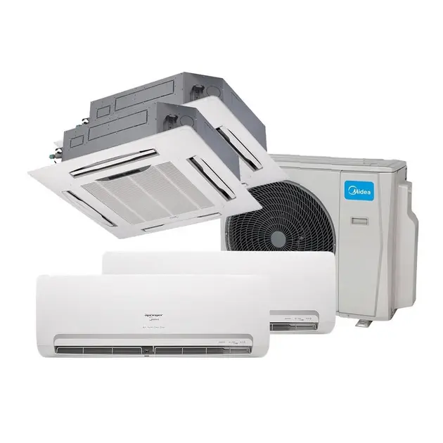 Ar Condicionado Multisplit Quad Gree 42000 BTU (2×9000 + 2×12000) Quente/Frio Inverter 220V Ar Condicionado Multisplit Quad Gree 42000 BTU (2x9000 + 2x12000) Quente/Frio Inverter 220V