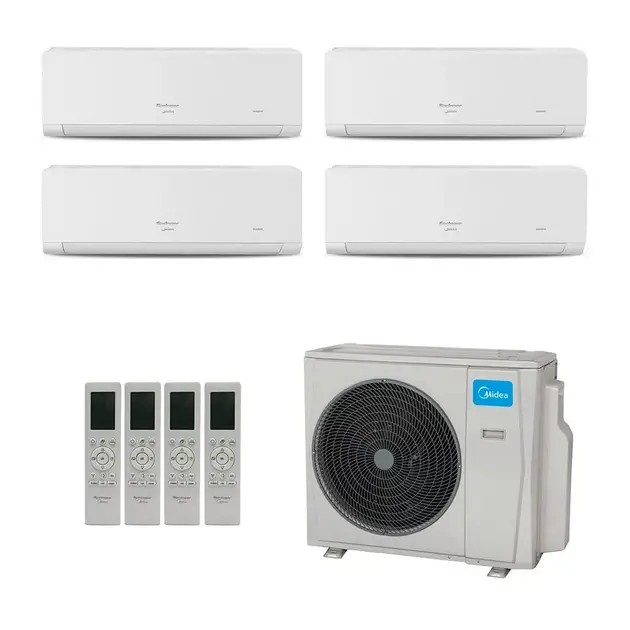 Ar Condicionado Multisplit Quente/Frio Inverter Springer Midea 57000 BTUs (3x9000+12000+18000) 220V