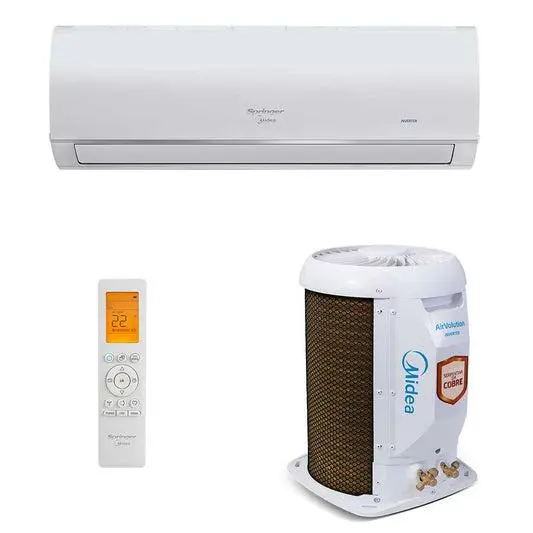 Ar Condicionado Multisplit Tri 45000 BTU (9.000 + 12.000 + 24.000) Quente/Frio - Inverter - Springer Midea 220V