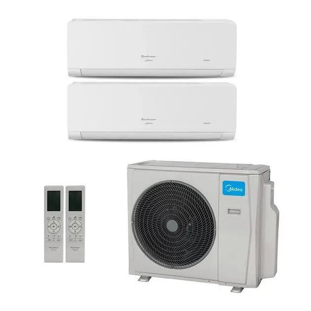 Ar Condicionado Multisplit Tri 54000 BTU (3x12000 + 18000) Quente/Frio Inverter - Springer Midea 220V