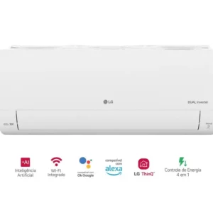 Ar Condicionado Split 12000 BTU Quente/Frio Dual Voice Inverter LG - 220V - S3-W12JA33B