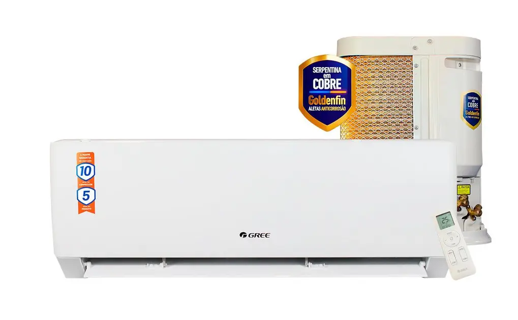 Ar Condicionado Split 9000 BTU Quente/Frio G-Top Inverter Gree 220V