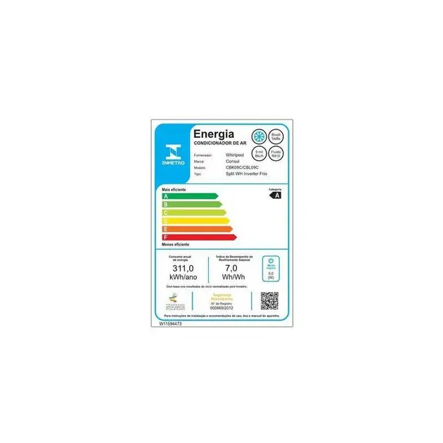Ar Condicionado Split 9000 Btu Frio Triple – Inverter – Consul – 220v – Cbk09cbxcj