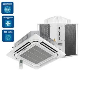 Ar Condicionado Split Cassete Frio 34.000 BTU Aircore 500 Hitachi 220V