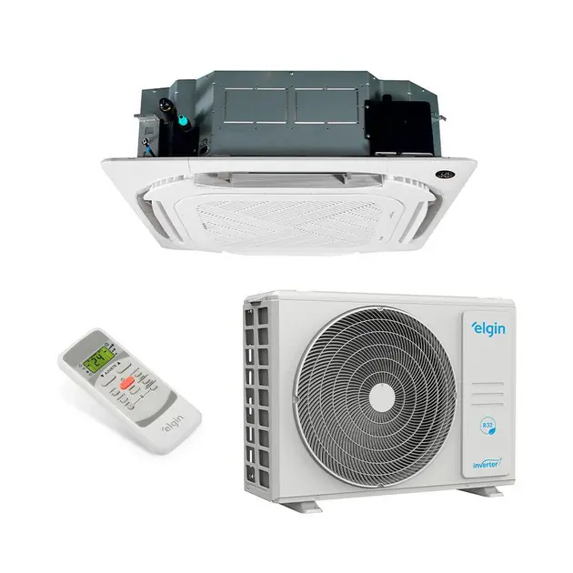 Ar Condicionado Split Cassete Inverter 24000 BTUs Frio Plus Elgin 220V