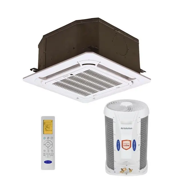 Ar Condicionado Split Cassete Inverter Carrier 18000 BTU Quente e Frio 220V