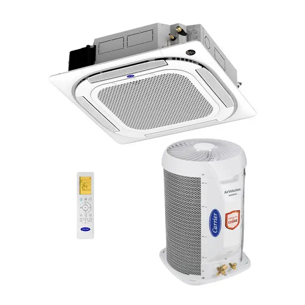Ar Condicionado Split Cassete Inverter Carrier 18000 BTU Quente e Frio 220V