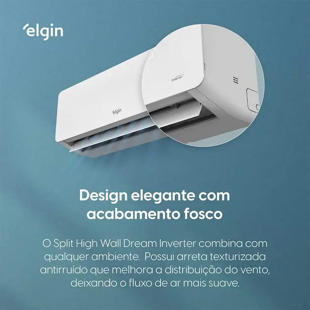 Ar Condicionado Split Elgin Eco Inverter 9000 BTUs Frio 220V