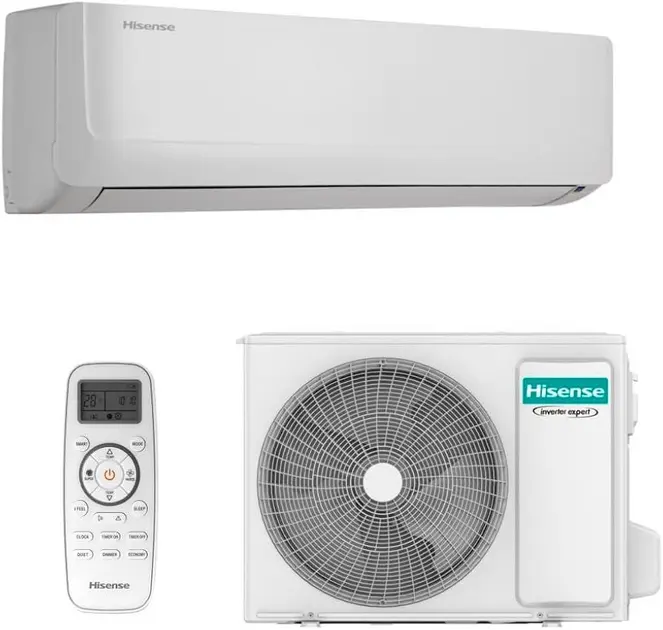 Ar Condicionado Split Hi Wall Inverter Hisense 24000 BTU Quente e Frio 220V AS-24UW2RBB02C