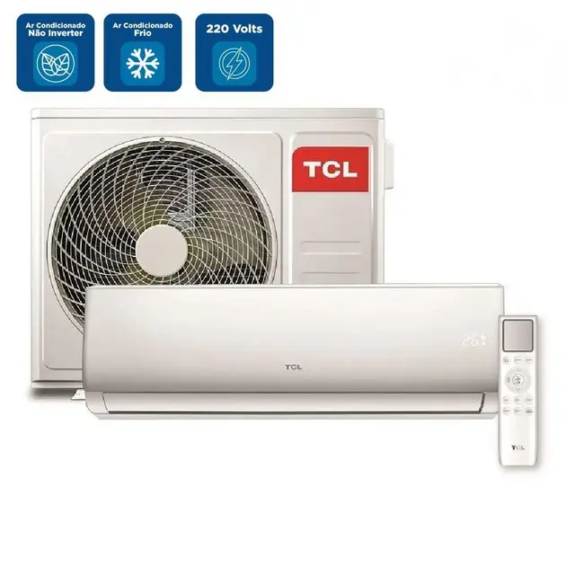 Ar Condicionado Split Hi Wall TCL 9000 BTUs Frio Inverter 220V