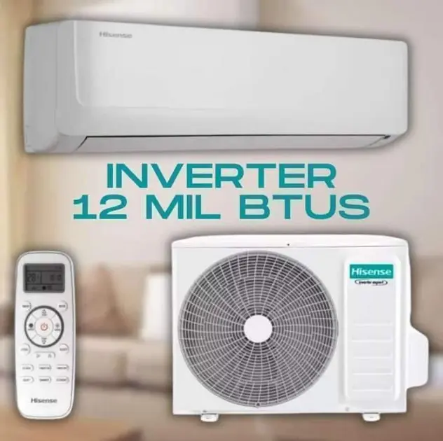 Ar Condicionado Split Hisense Hi Wall Inverter 12.000 BTU/h Frio – 220V Ar Condicionado Split Hisense Hi Wall Inverter 12.000 BTU/h Frio - 220V