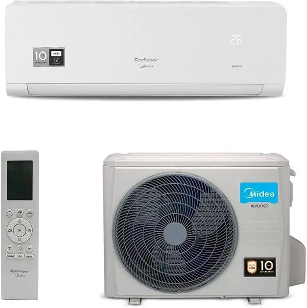 Ar Condicionado Split Inverter 12000 BTU Frio Xtreme Save Connect Springer Midea - 220V - 42AGVCI12M5