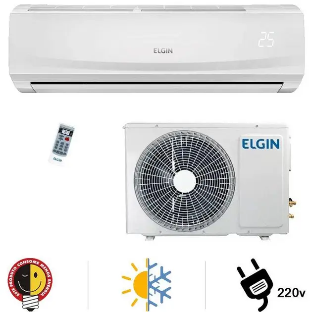Ar Condicionado Split Inverter Elgin Eco Plus II 24000 BTUs Quente/Frio 220V