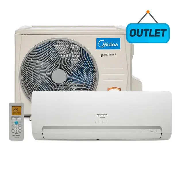 Ar Condicionado Split Inverter Quente/Frio Springer Midea 9000 BTUs 220V