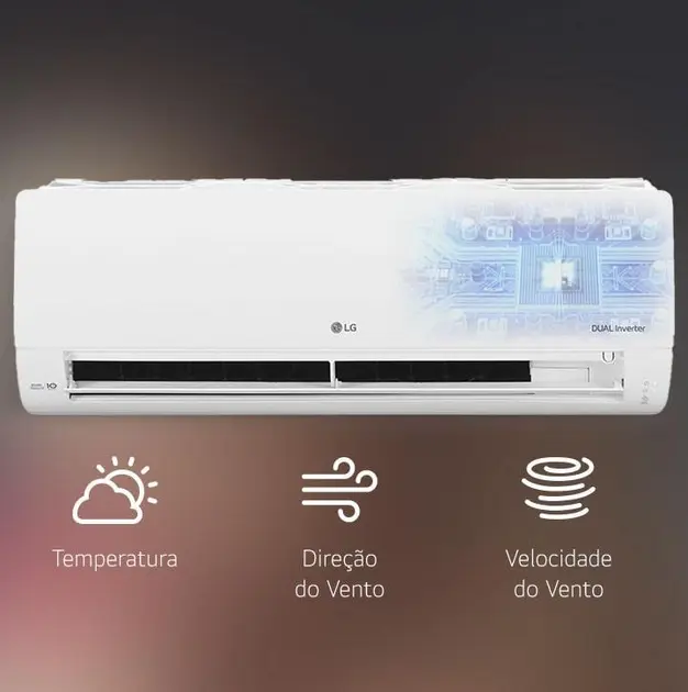 Ar Condicionado Split LG Dual Inverter Voice 12000 BTU Frio 220V S3-Q12JA33K