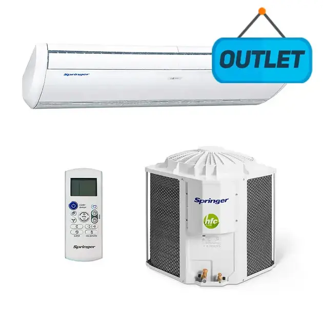 Ar Condicionado Split Piso Teto 57000 Btu Frio Modernita – Springer Carrier – 380v – 42zqa60d5 / 38ccu060235md