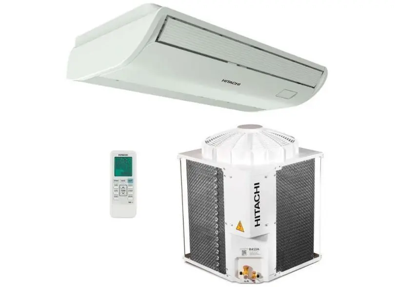 Ar Condicionado Split Piso Teto Hitachi Air Core 58000 BTU Frio 380V Ar Condicionado Split Piso Teto Hitachi Air Core 58000 BTU Frio 380V