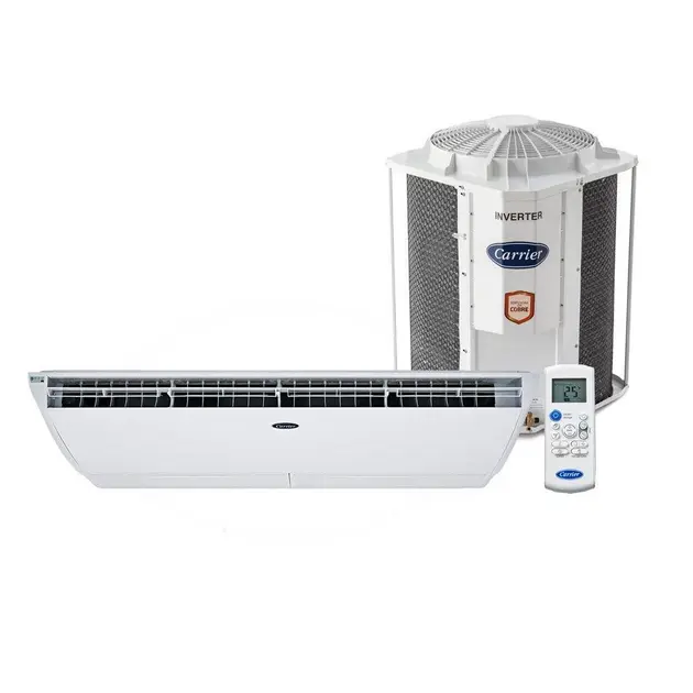 Ar Condicionado Split Piso Teto Inverter Carrier 36000 BTU/h Frio 220V – Modelos 42ZQVC36C5 / 38CCVB36515MC Ar Condicionado Split Piso Teto Inverter Carrier 36000 BTU/h Frio 220V - Modelos 42ZQVC36C5 / 38CCVB36515MC