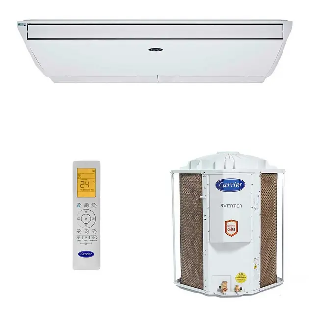Ar Condicionado Split Piso Teto Inverter Carrier 36000 BTU/h Frio 220V – Modelos 42ZQVC36C5 / 38CCVB36515MC Ar Condicionado Split Piso Teto Inverter Carrier 36000 BTU/h Frio 220V - Modelos 42ZQVC36C5 / 38CCVB36515MC