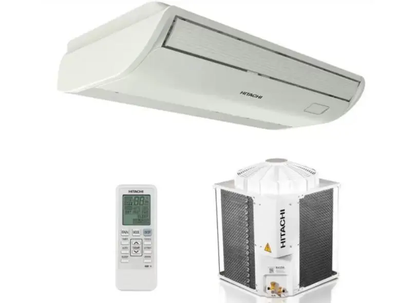 Ar Condicionado Split Piso Teto Inverter Hitachi 36000 BTUs Quente e Frio 220V Monofásico - Air Core