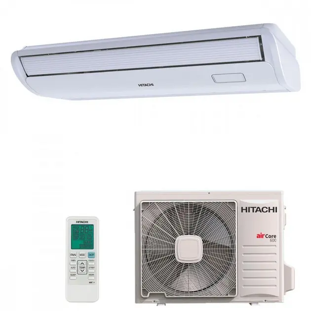 Ar Condicionado Split Piso Teto Inverter Hitachi 36000 BTUs Quente e Frio 220V Monofásico - Air Core