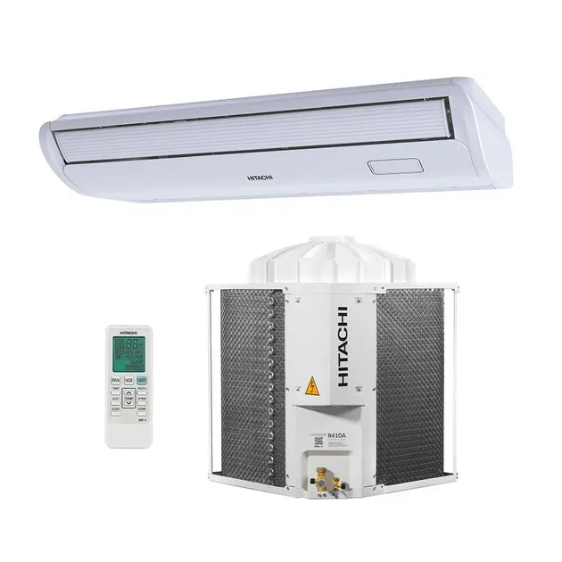 Ar Condicionado Split Piso Teto Inverter Hitachi 36000 BTUs Quente e Frio 220V Monofásico - Air Core