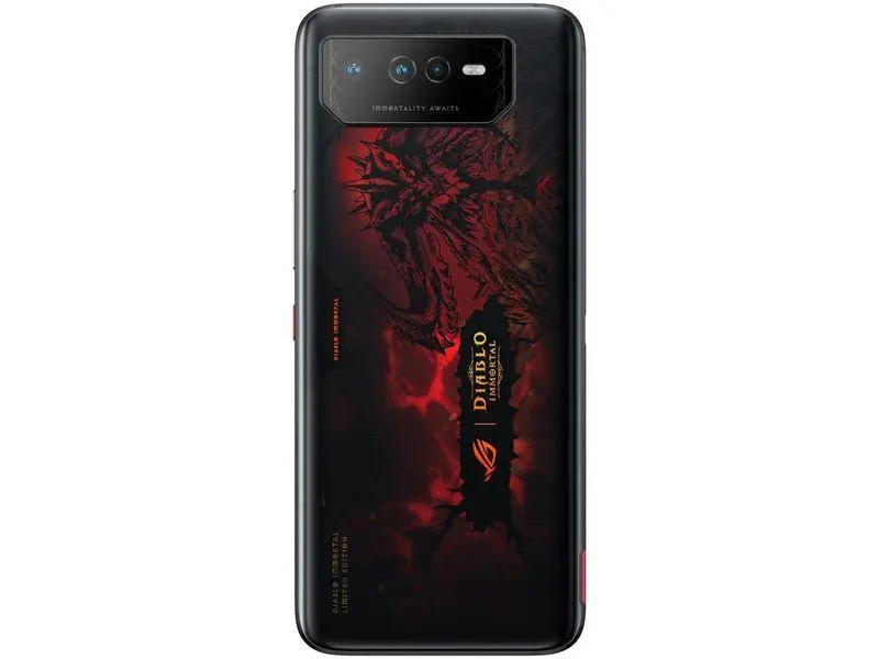 Asus Rog Phone 6 Diablo Immortal 512GB Preto – Dual Chip 5G Asus Rog Phone 6 Diablo Immortal 512GB Preto - Dual Chip 5G
