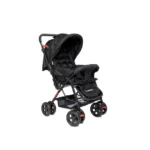 Carrinho de Bebê 2 em 1 Prime Baby Rover Preto com Alça Reversível até 15kg
