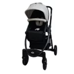 Carrinho de Bebê 3 em 1 Júpiter Preto e Cinza - Passear Baby