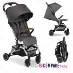 Carrinho de Bebê ABC Design Ping Two Diamond Asphalt Cinza - Idade Recomendada: 0 a 3 anos / Peso Suportado: até 22kg