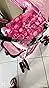 Carrinho de Bebê Berço e Passeio 2 em 1 Prime Baby Rover Rosa - Reversível até 15kg