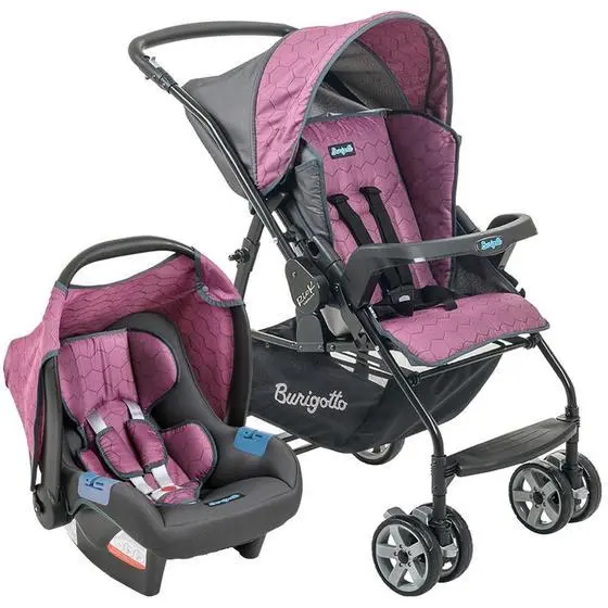 Carrinho de Bebê Burigotto Bebê Conforto Lui Rosa 0 a 15 Kg Carrinho de Bebê Burigotto Bebê Conforto Lui Rosa 0 a 15 Kg