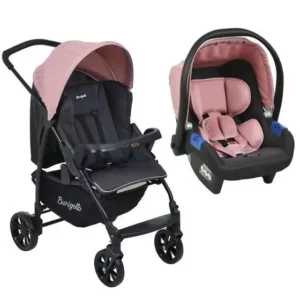 Carrinho de Bebê Burigotto Bebê Conforto Lui Rosa 0 a 15 Kg