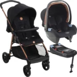 Carrinho de Bebê Burigotto Conforto Lui Mon Amour Rosa 0 a 15kg - 2 em 1