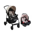 Carrinho de Bebê Burigotto Ecco Conforto e Base Bege - Até 15kg