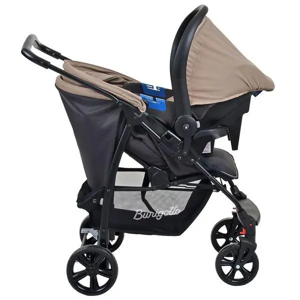 Carrinho de Bebê Burigotto Ecco Conforto e Base Bege – Até 15kg Carrinho de Bebê Burigotto Ecco Conforto e Base Bege - Até 15kg