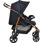 Carrinho de Bebê Burigotto Ecco Preto IXCA2057 - Reclinável, 0 a 15 kg