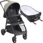 Carrinho de Bebê Burigotto Lui Sand 0 a 15kg com Capota Regulável
