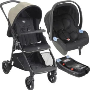 Carrinho de Bebê Burigotto Lui Sand 0 a 15kg com Capota Regulável