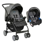 Carrinho de Bebê Burigotto Travel System Rio K + Bebê Conforto Touring Preto 4019